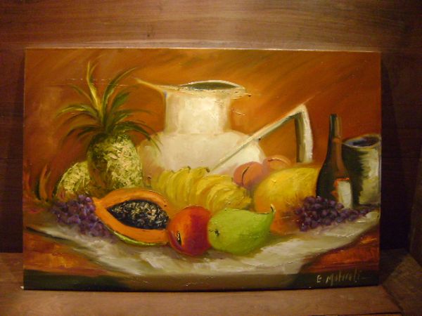 Frutas à mesa/vendido